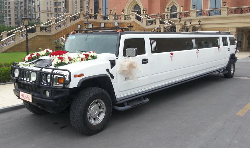 悍马加长版婚车／悍马婚车装饰图片大全